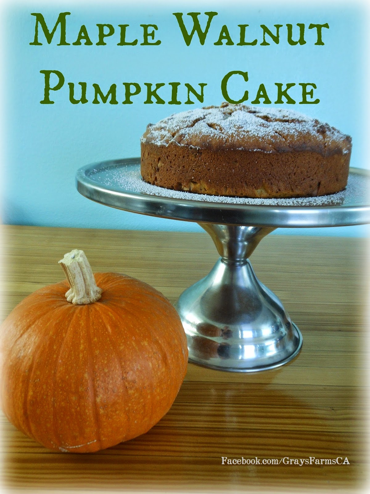 Gray's Farms Maple Walnut Pumpkin Cake