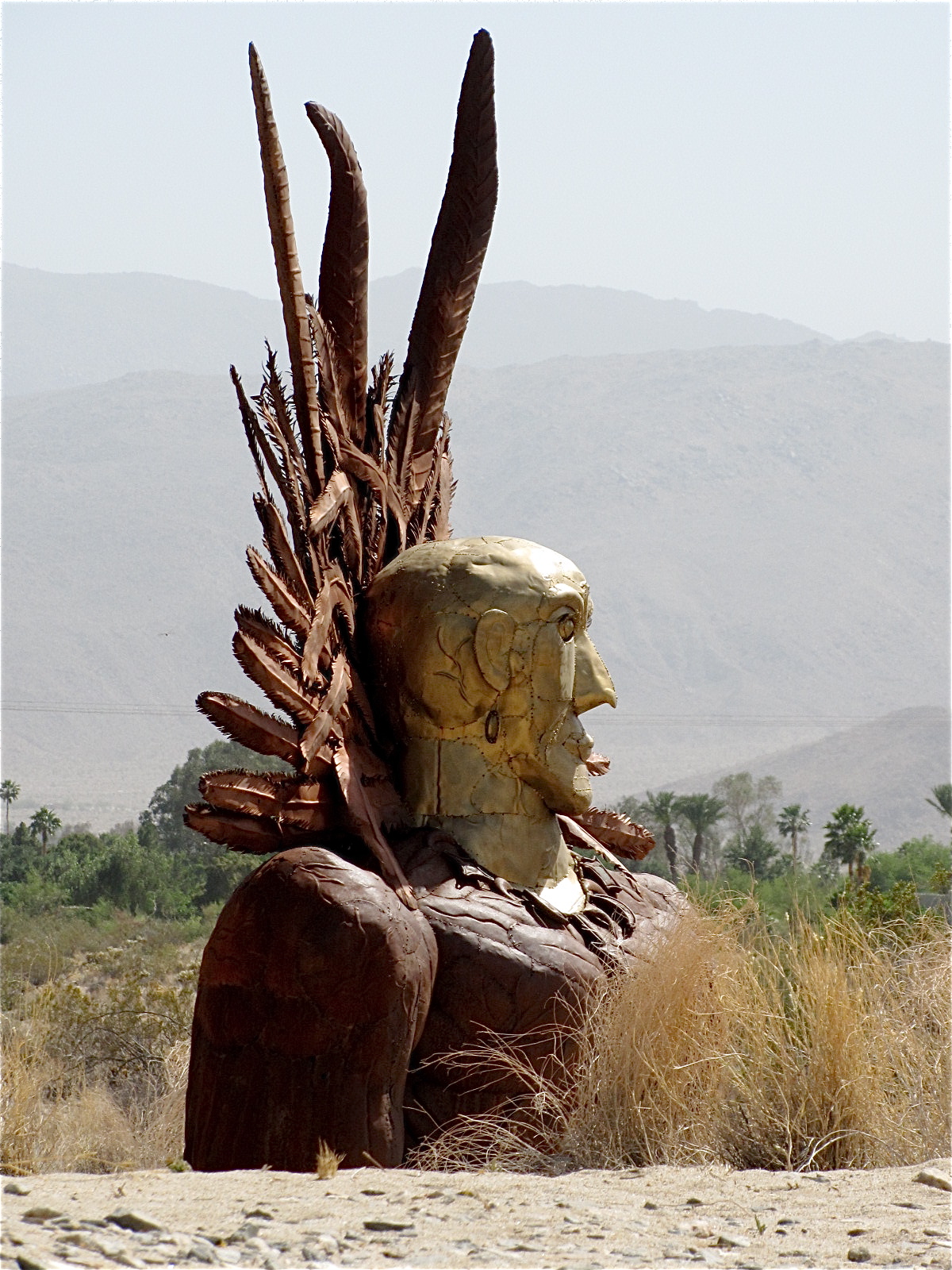 Travel With Whippets Giant Sculptures in the Desert