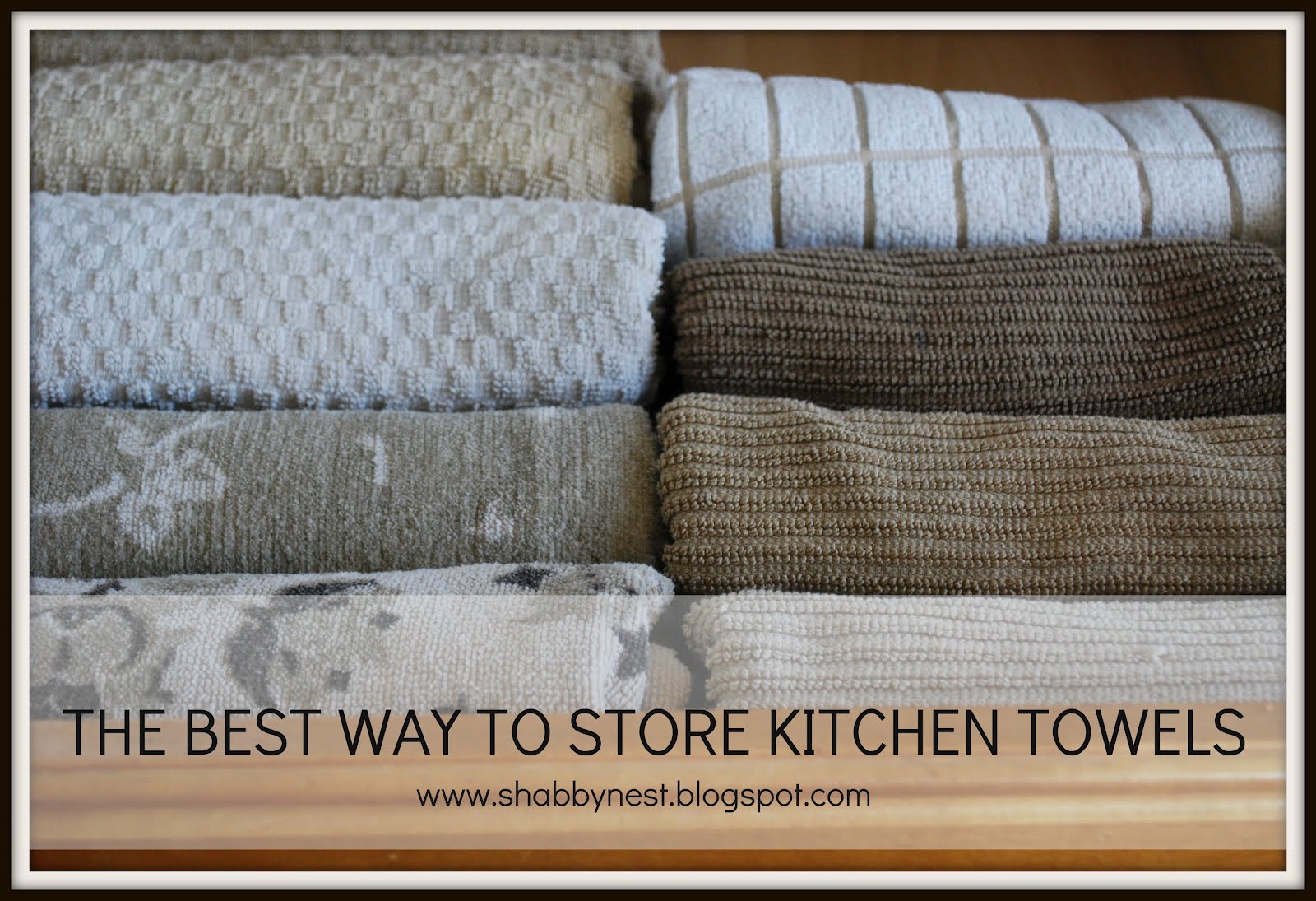 Best Way To Fold Kitchen Towels Best Way To Fold Kitchen Towels