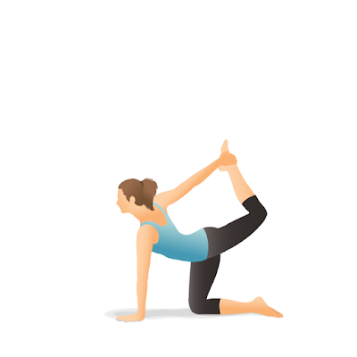 Half-Bow-gerakan-yoga-mengurangi-nyeri-haid