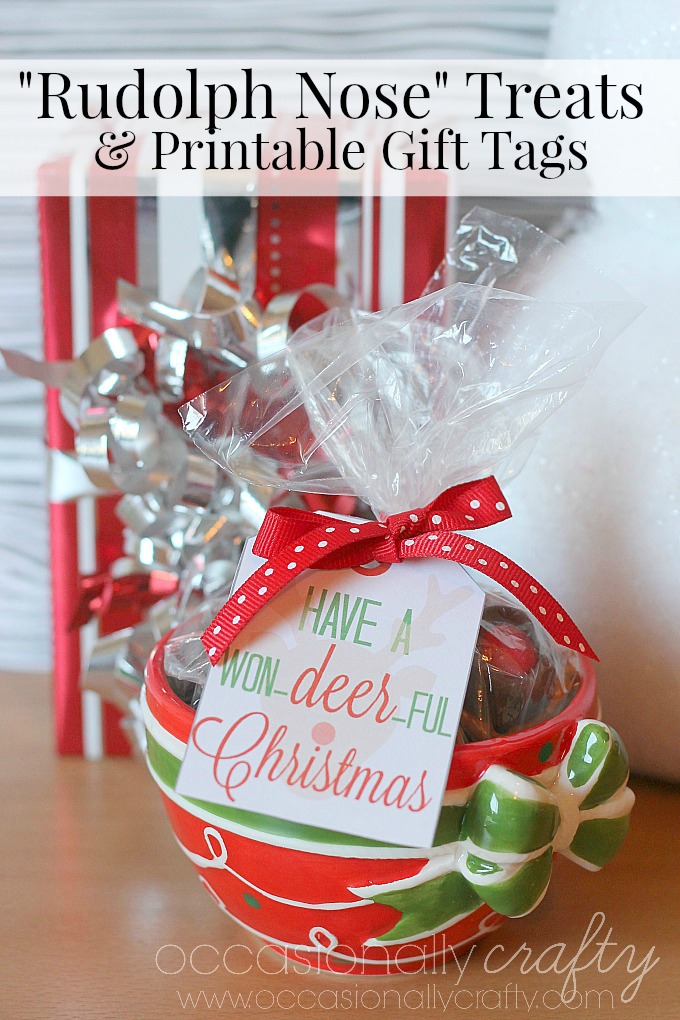 Cute, Easy Neighbor Christmas Gifts {Printable Tags!} - It's