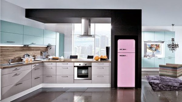 Attractive Colors for Modern Kitchens Refrigerators