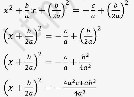 Let's Learn together: Pembuktian Rumus Kuadrat
