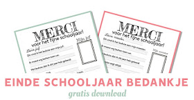 einde schooljaar cadeautje
