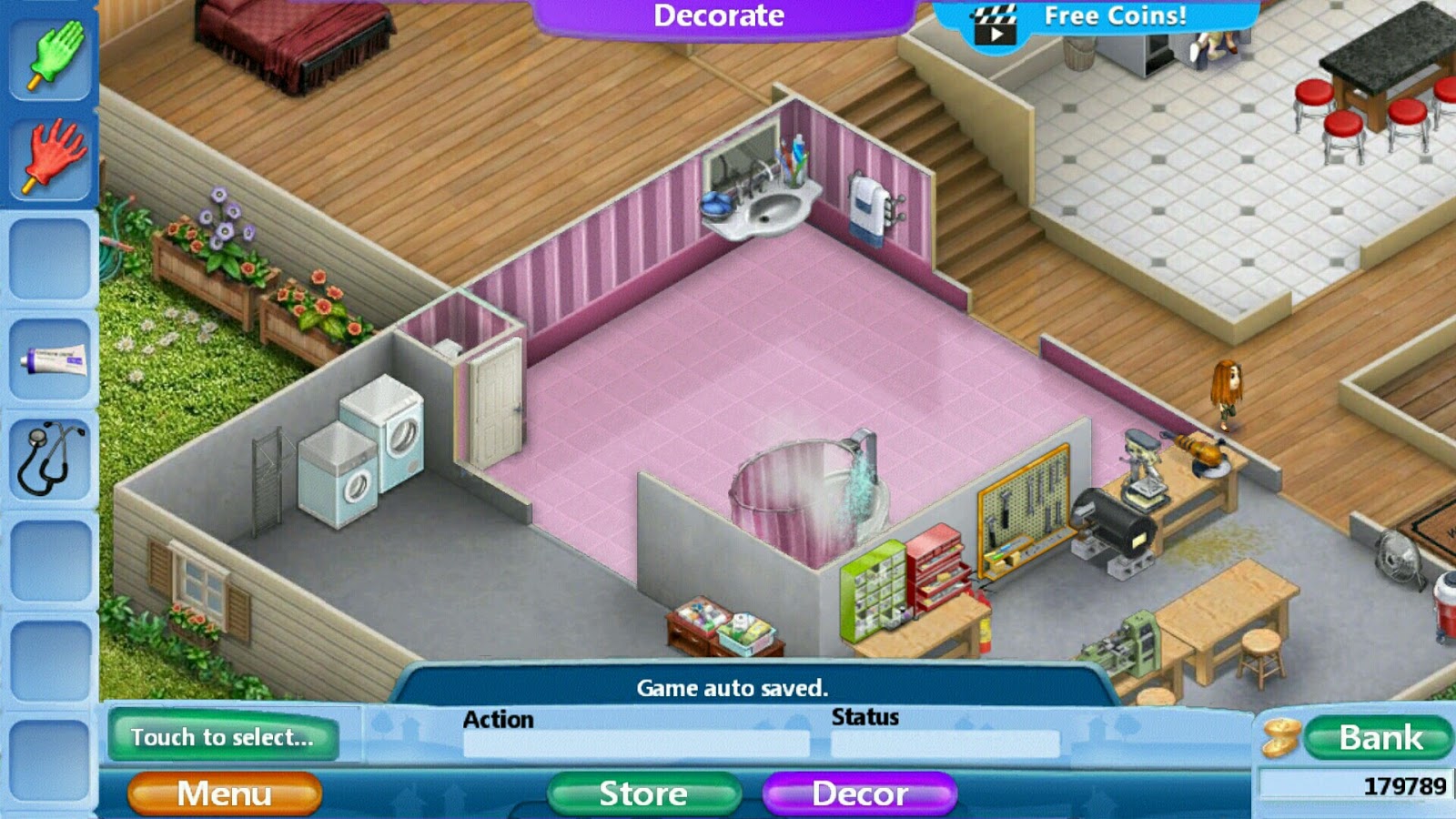 Virtual Families 2 Home Renovation Bathroom Remodel (Pictures)