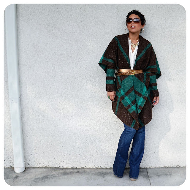 OOTD DIY Blanket Jacket + Pattern Review V8696 Fashion, Lifestyle
