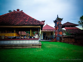 Balinese Temple Yard And Buildings Of Big Family Hindu Temple At Ringdikit Village, North Bali, Indonesia