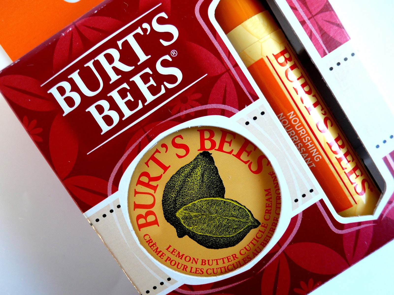 Burt's Bees. Lip Balm With Mango Butter & Lemon Butter Cuticle Cream