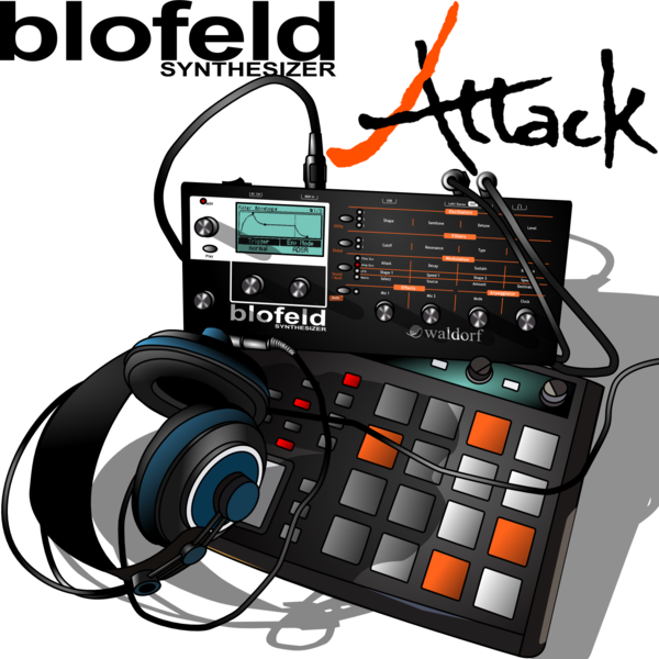 MATRIXSYNTH Waldorf Blofeld ATTACK soundset + iPad = drum machine