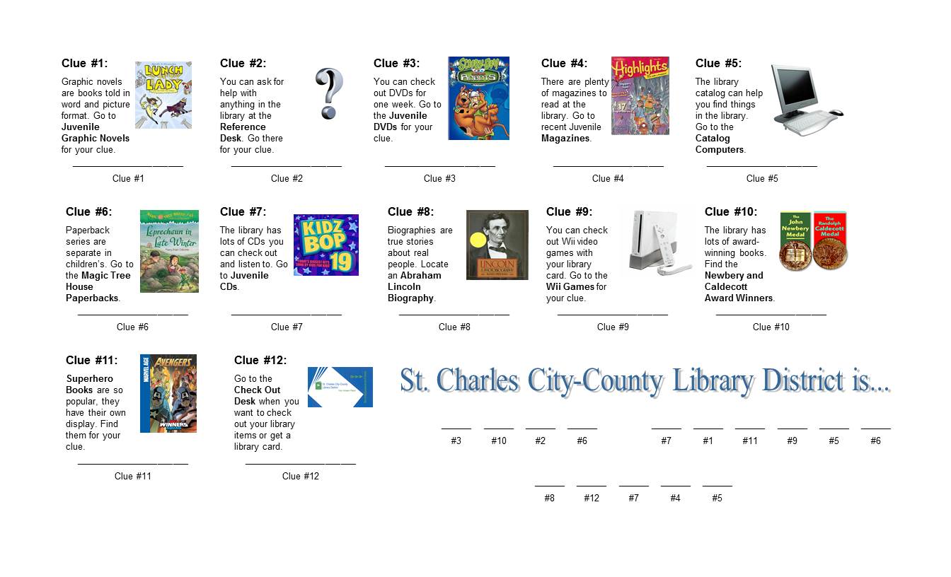 The Show Me Librarian: Scavenger Hunts for Library Visits