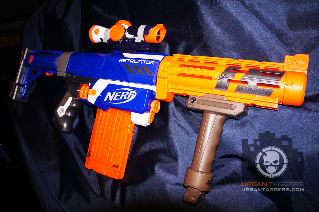 Urban Taggers.: Nerf N-Strike Elite Retaliator: Retaliate this!