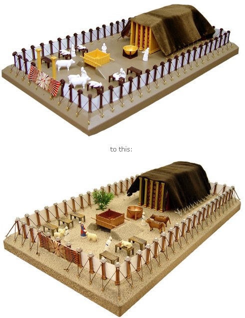 Ano Bíblico Êxodo Modelo Miniatura Do Tabernáculo Importado