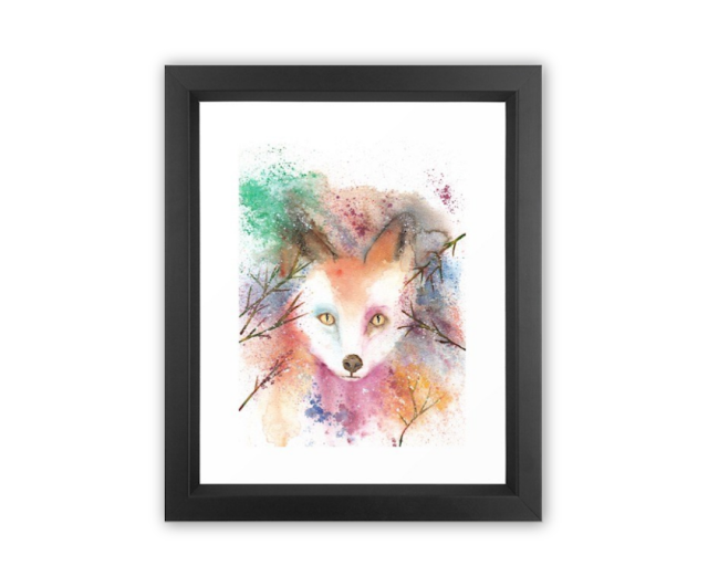 Watercolor Red Fox Watercolor Red Fox