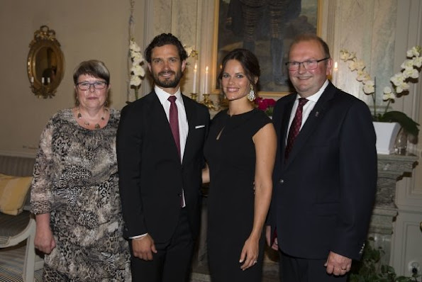 Princess Sofia and Prince Carl Philip, Governor Kenneth Johansson and his wife Viola- Duke and Duchess of Värmland