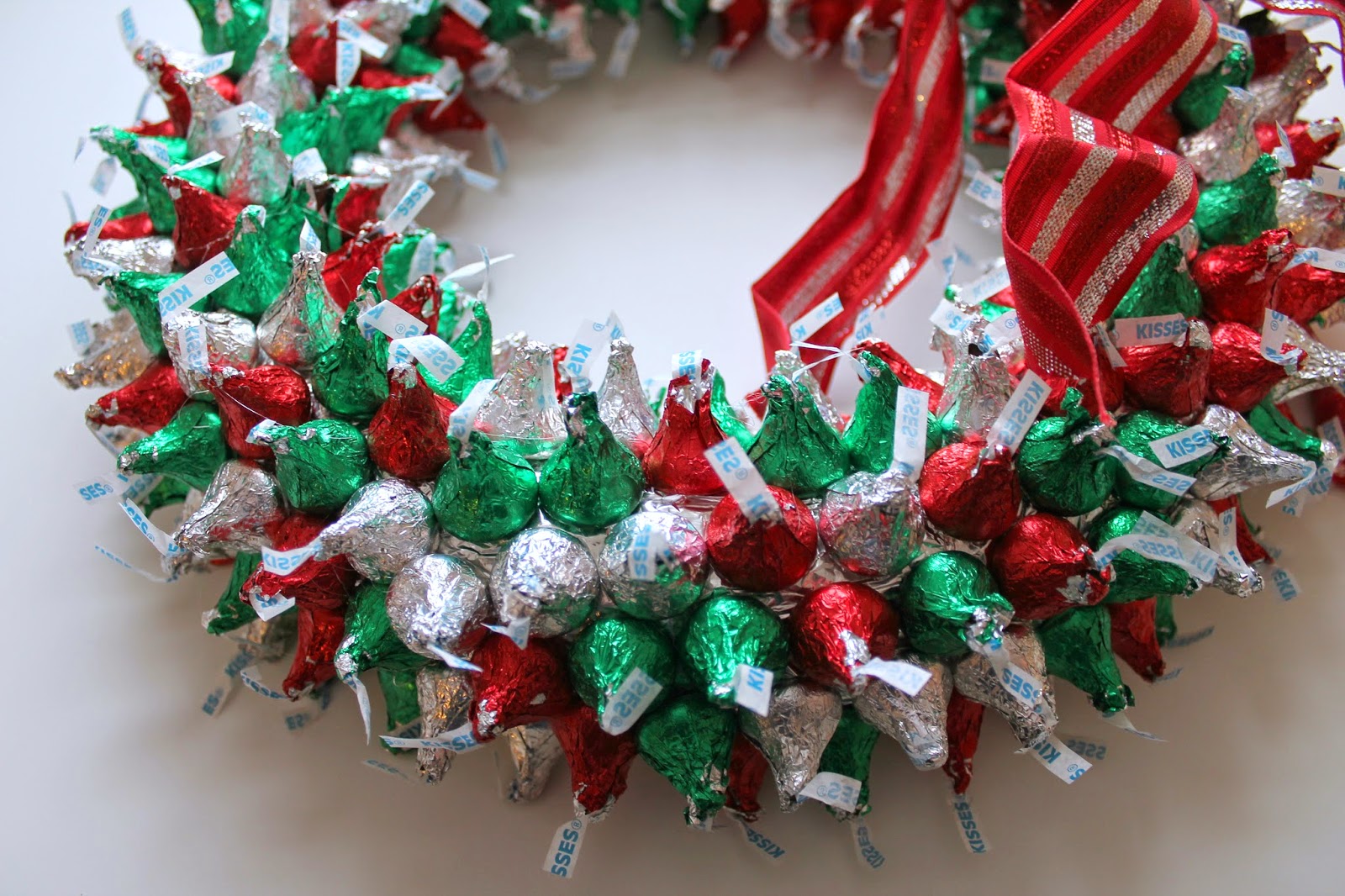Hershey’s Kisses Wreath
