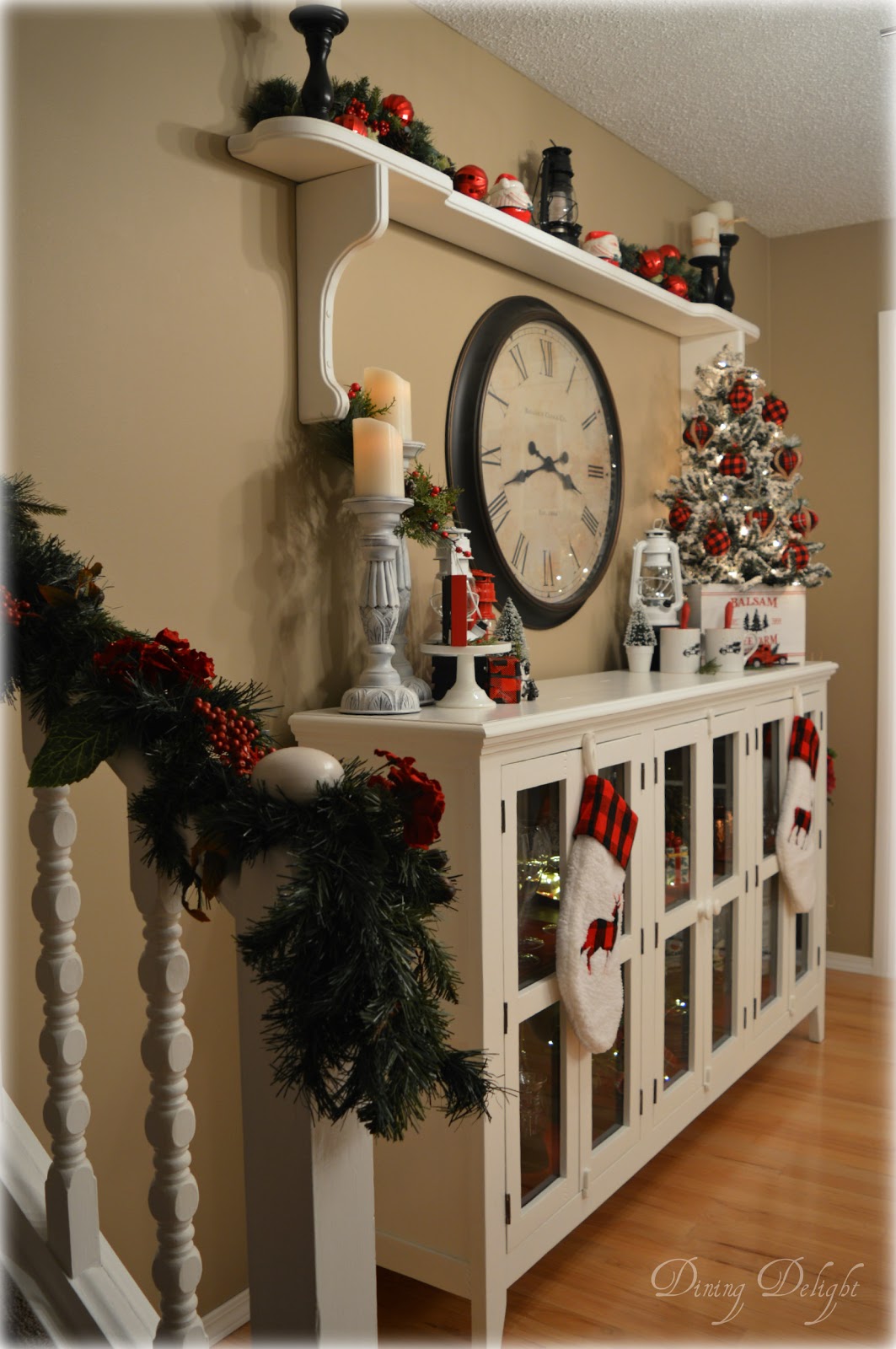 Dining Delight Christmas Sideboard in the Kitchen