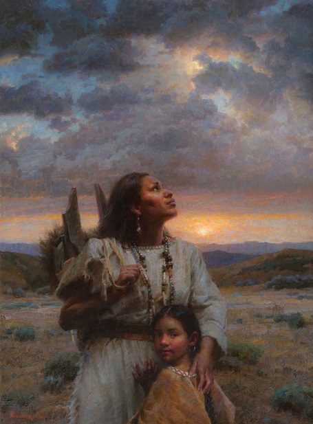by Morgan Weistling, "Sky People" - oil | pinturas, obras de arte, american art. by Morgan Weistling, "Sky People" - oil | pinturas, obras de arte, imagenes bellas de paisajes, retratos, american art.