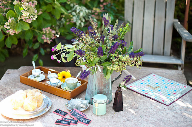 Kara s Party Ideas Scrabble Tea Time Party  - 61