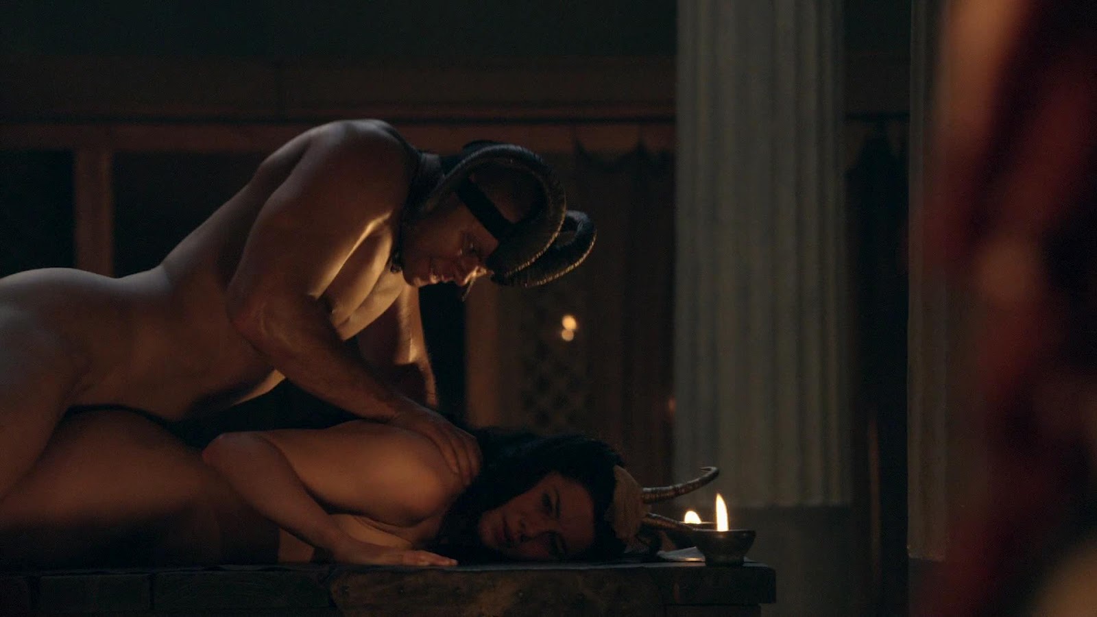 File: Jessica Grace Smith Hot Scenes From Spartacus Gods Of The Arena HD108...