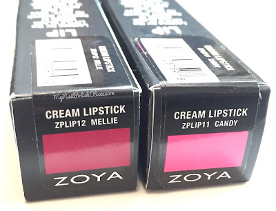 Zoya Lipstick: Candy & Mellie