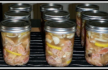 SANDRA'S ALASKA PICKLED KING SALMON