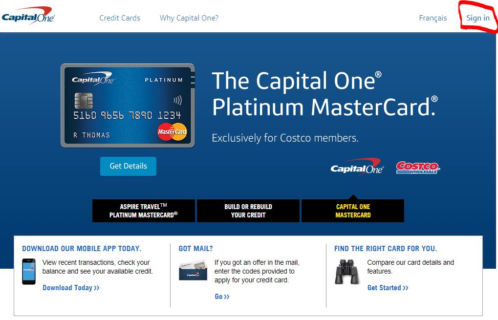 Capital one online credit card number