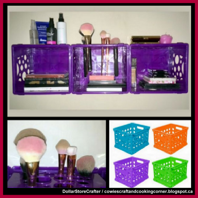 Dollar Store Crafter Use Small Dollar Tree Crates To Make Floating