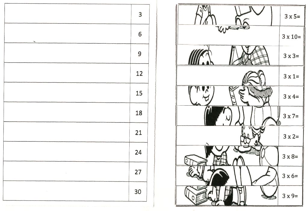 Jogo Lúdico Tabuada da Multiplicação para o Ensino Fundamental.