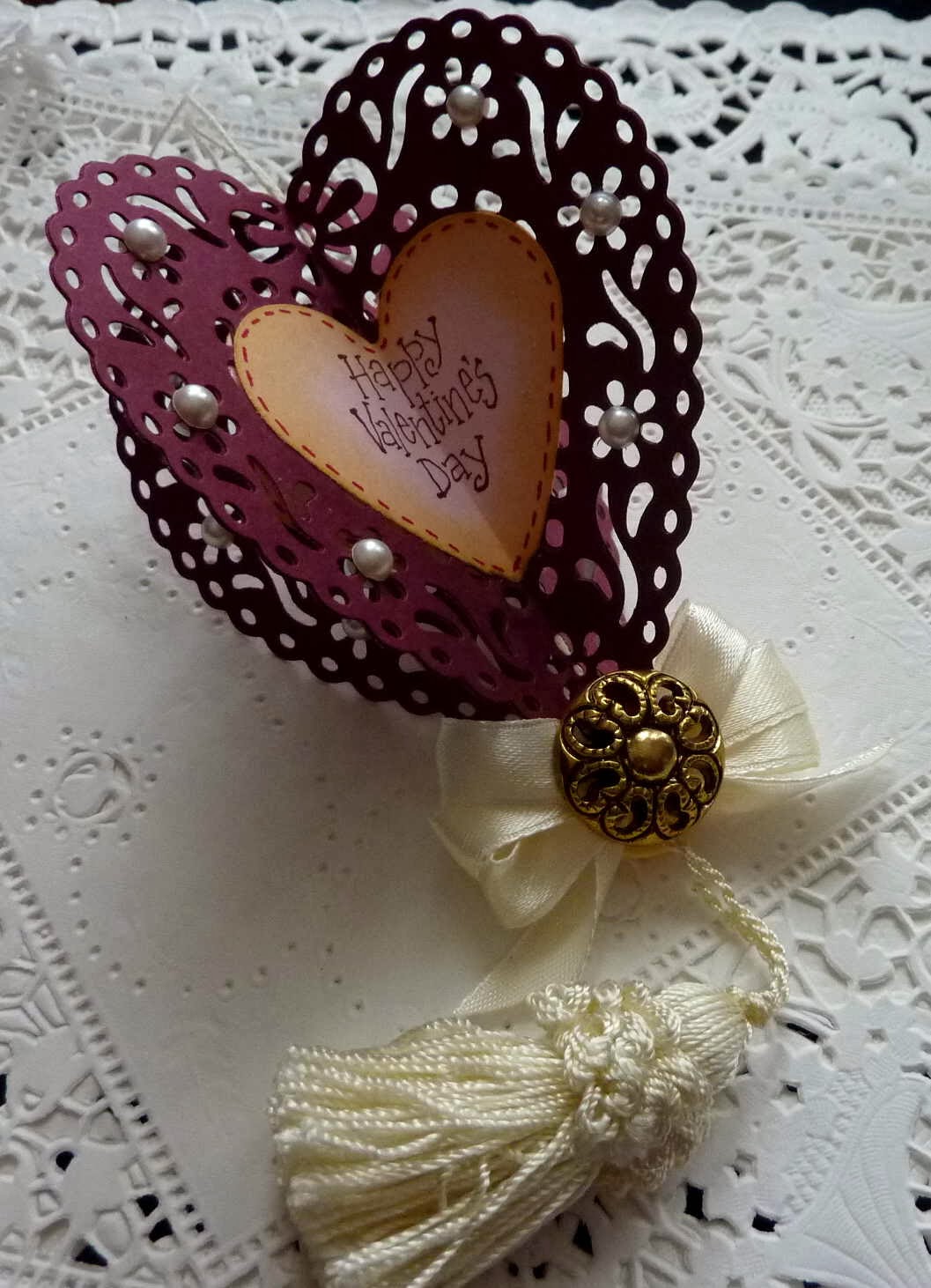 CottageBLOG: Happy Valentine's Day ornament