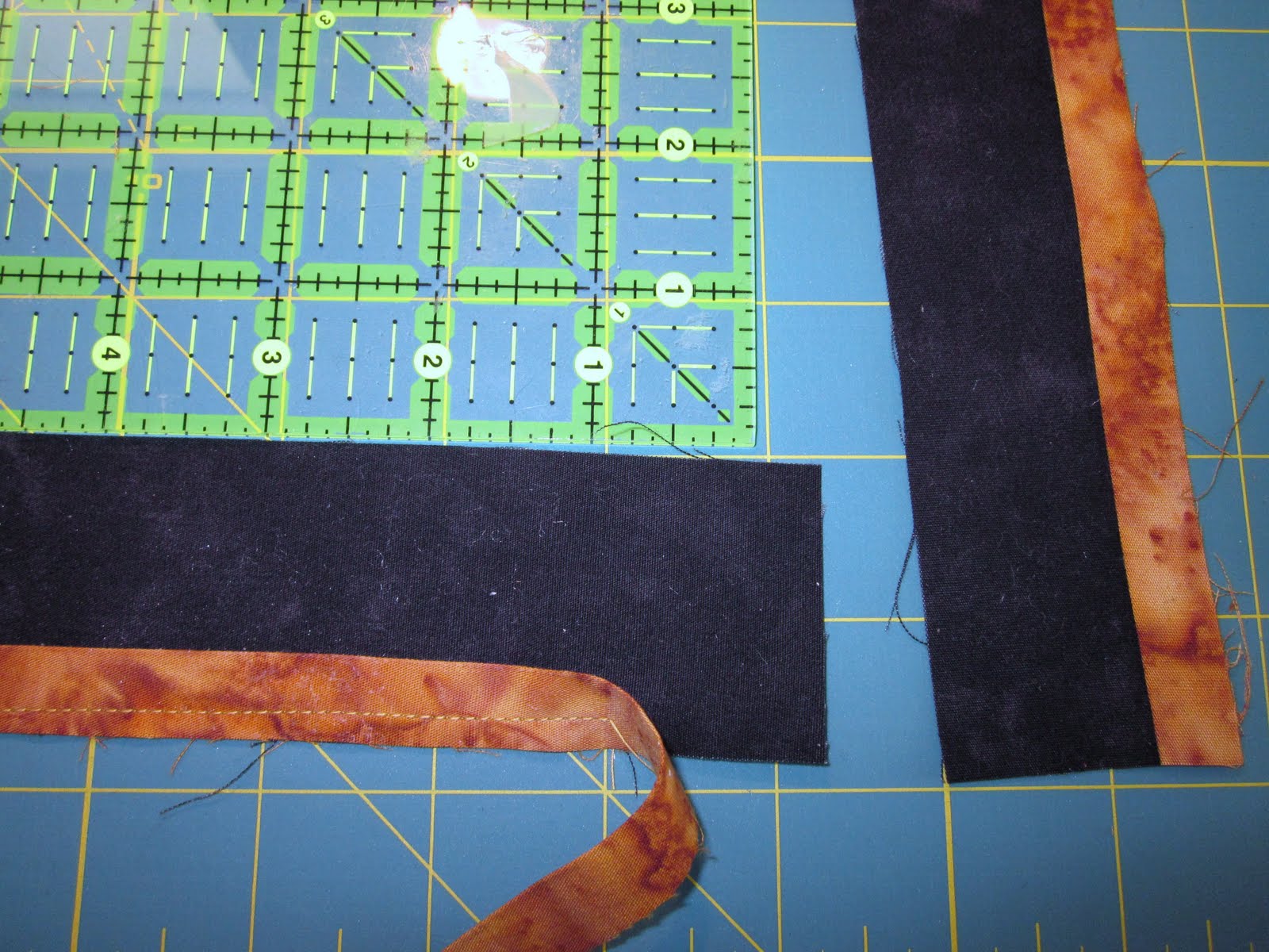 The Casual Quilter Flange border