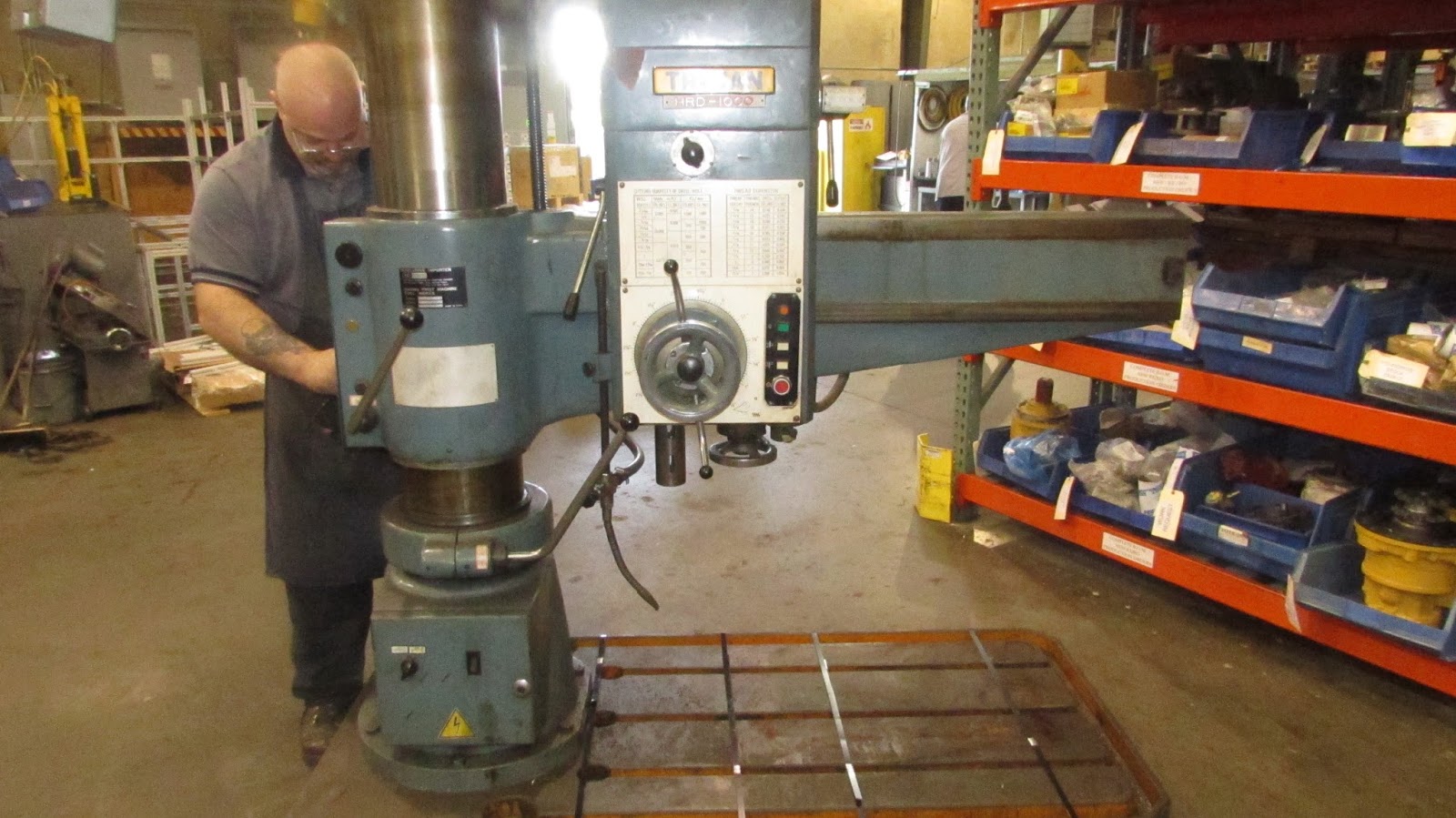 Flint Hydraulics, Inc. Radial arm drill press for sale