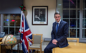 Secretary of State for Defence, Gavin Williamson at the Ministry of Defence on Whitehall CREDIT: JULIAN SIMMONDS