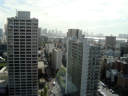 Vistas de Tokio desde el hotel Villa Fontaine Tamachi.