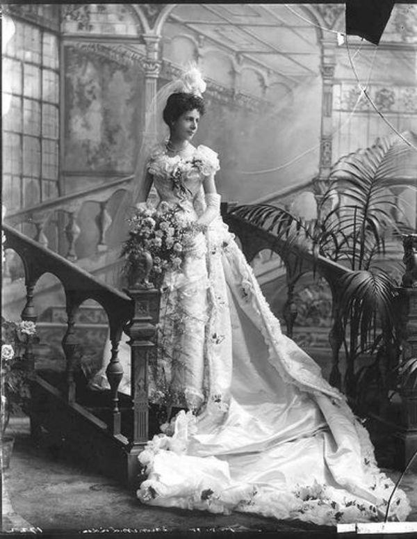 Exquisite Wedding Dresses Of The 1800s The Good Old Days
