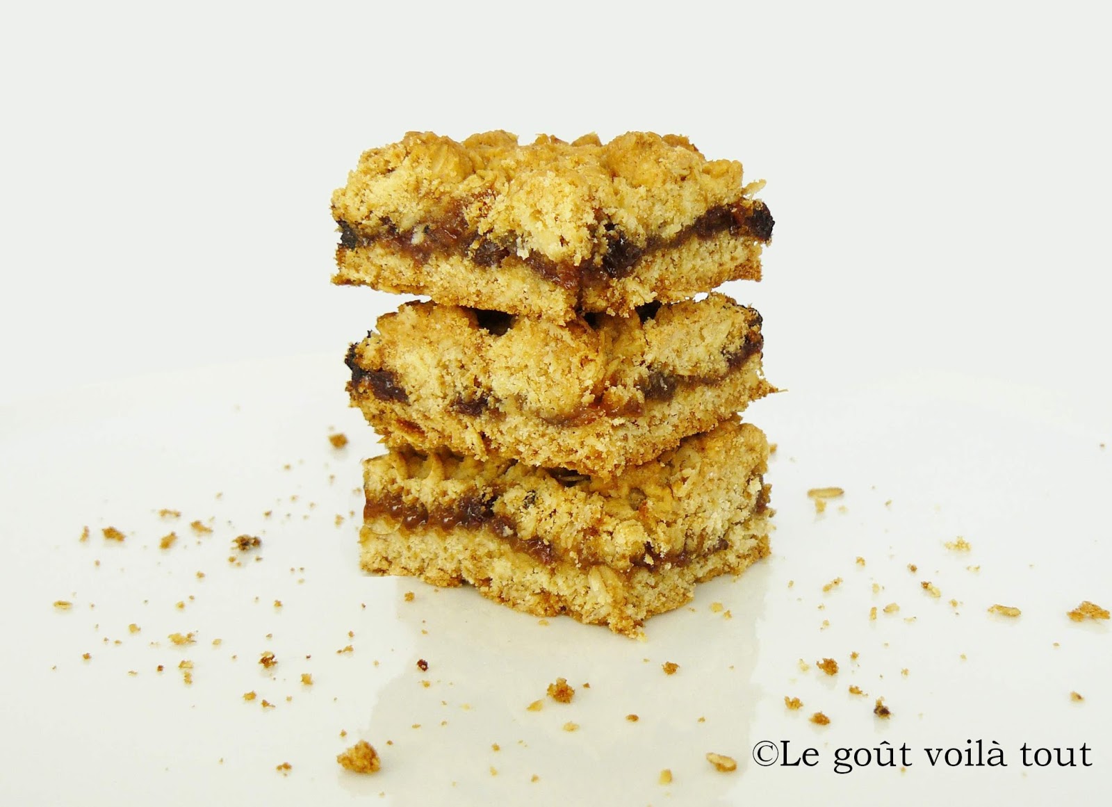 Le goût voilà tout Carrés aux raisins secs