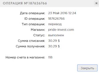 Мой вклад pride-invest.com хайп