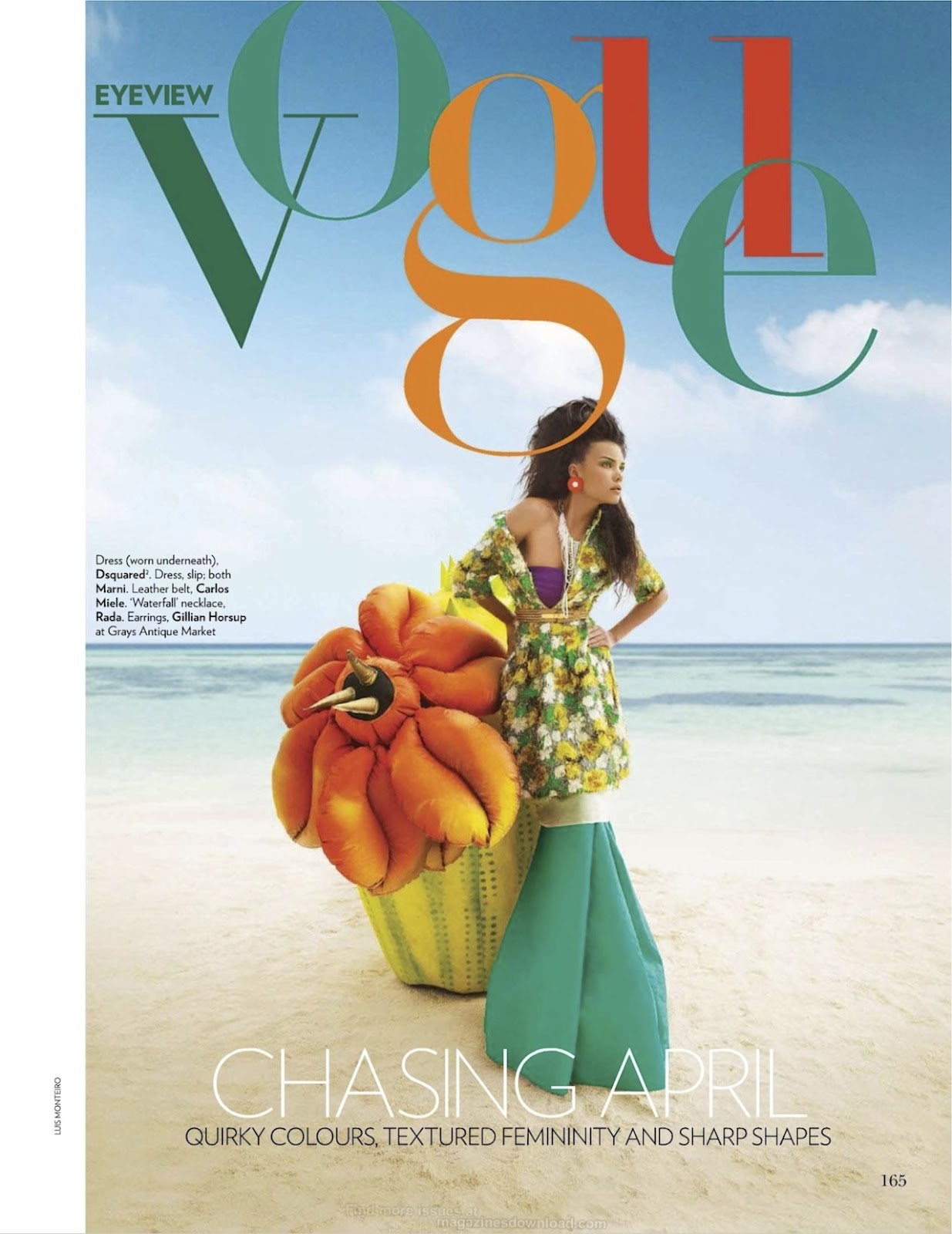 the blow up: maria v by luis monteiro for vogue india april 2012 ...