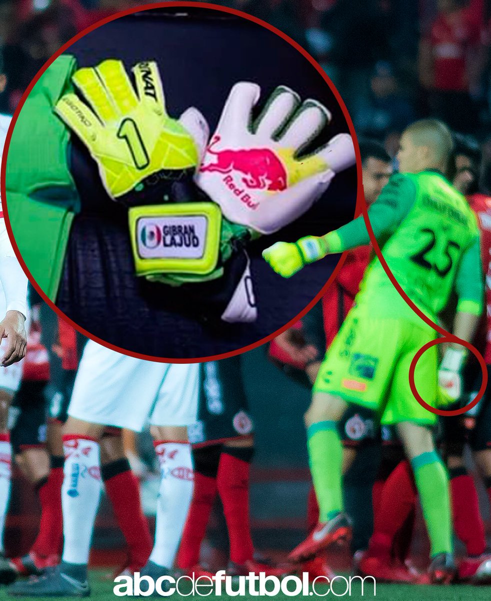 Insane? Mexican Goalkeeper Wears Gloves Sponsored by Red Bull Footy