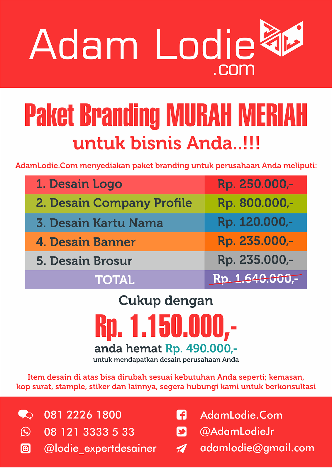 PAKET DESAIN KEMASAN DAN BRANDING MURAH DI JAKARTA PUSAT PAKET DESAIN KEMASAN DAN BRANDING MURAH DI JAKARTA PUSAT