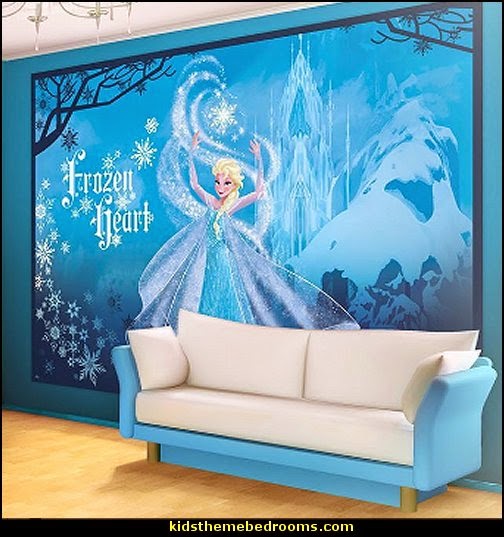 Decorating theme bedrooms Maries Manor Frozen theme Elsa bedroom