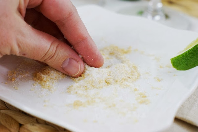 Making Sugared Rims for Champagne Margaritas image
