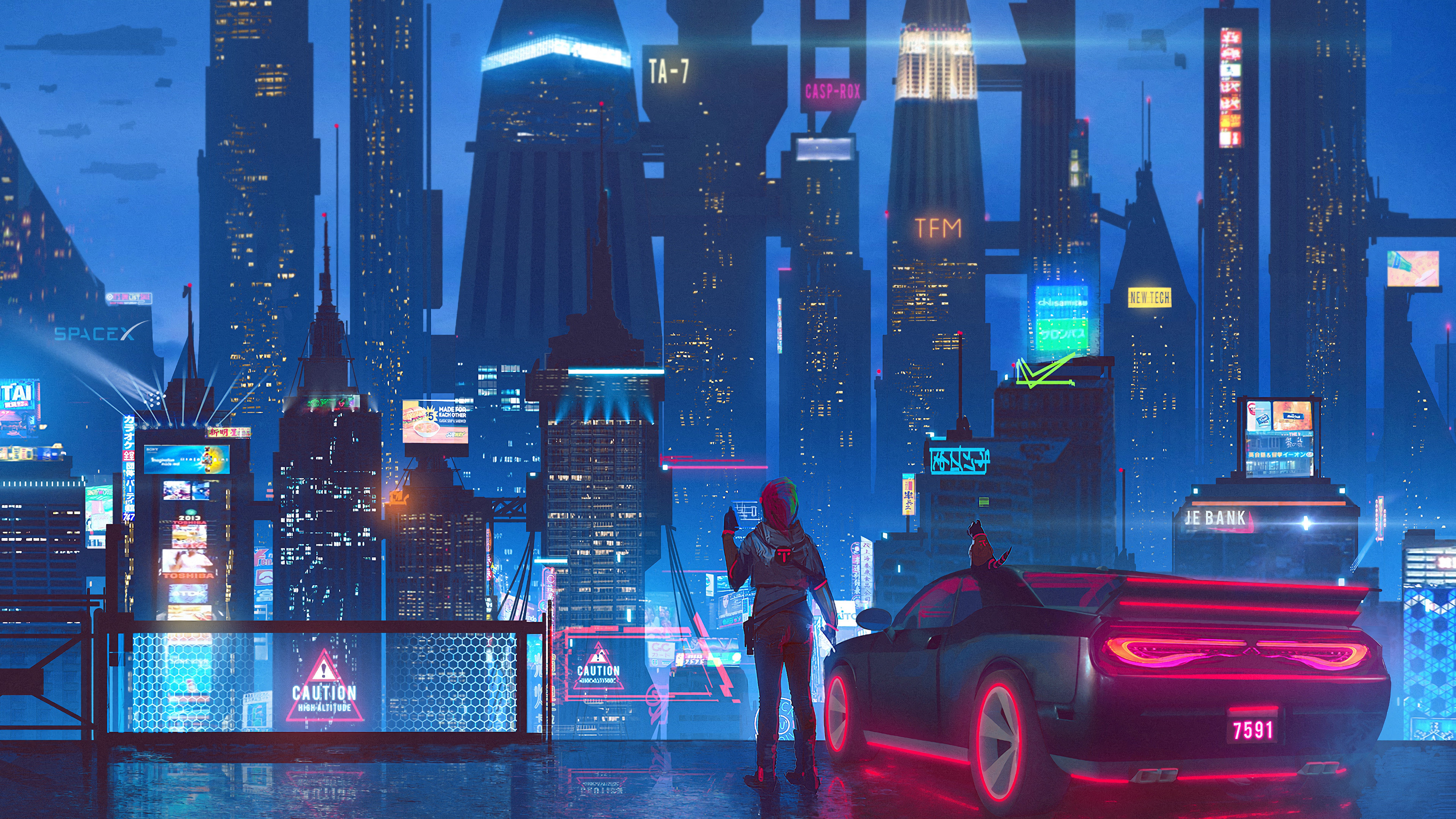 Desktop wallpaper 1080p - Cyberpunk  Cyberpunk city, Desktop wallpaper  art, Computer wallpaper desktop wallpapers