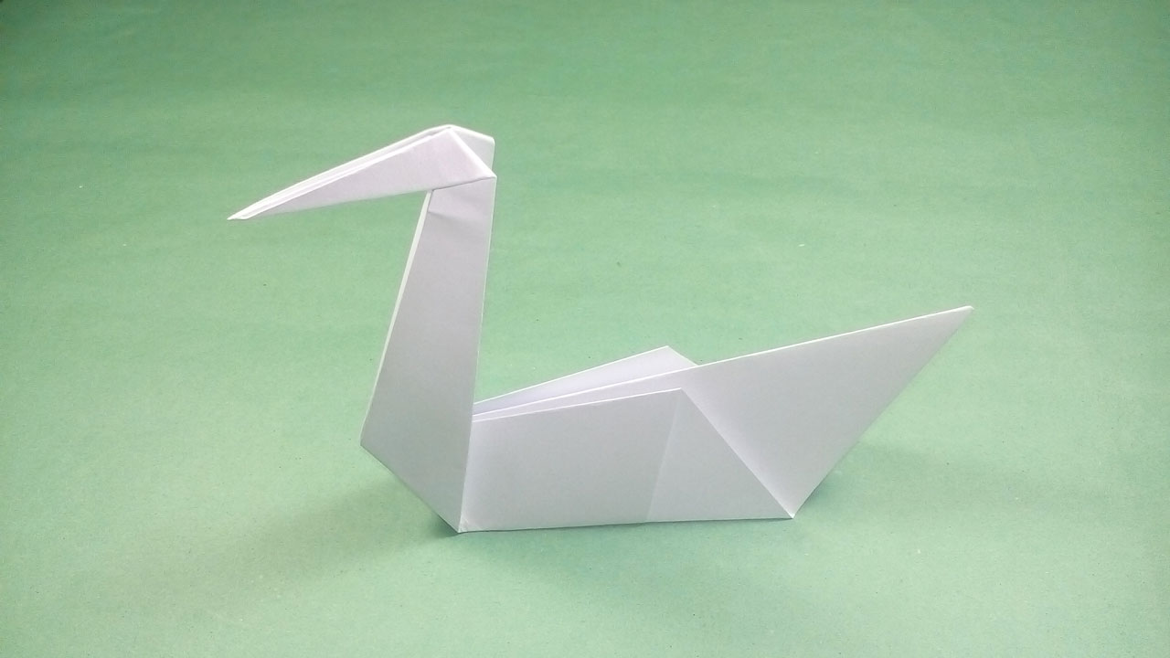 Origami Swan How to Make a Paper Swan Easy Origami Swan Tutorial