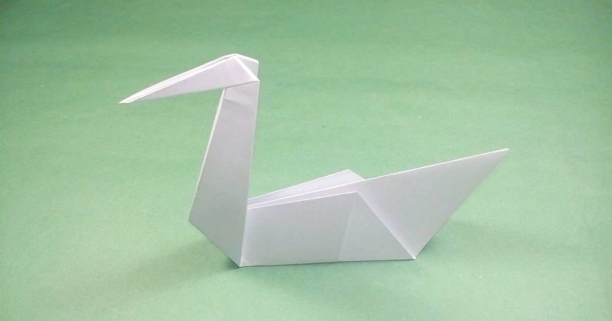 Origami Swan How to Make a Paper Swan Easy Origami Swan Tutorial