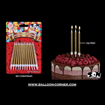 Lilin Glitter Gold Set 12 (SON Product) Lilin Glitter Gold Set 12 (SON Product)