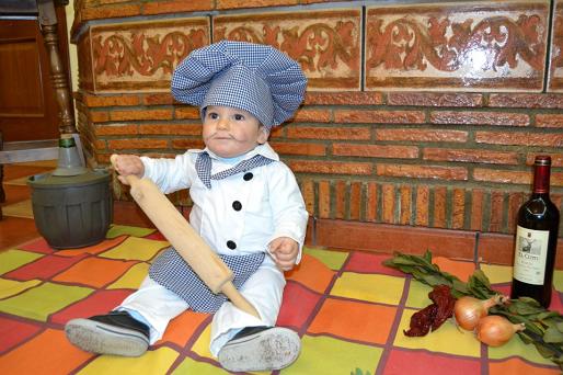 cocinero disfraz para bebe, fotos cocinero disfraz para bebe, fotos