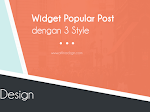 Popular Post Widget with 3 Style