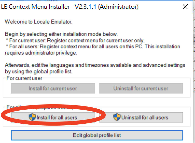locale emulator locale emulator