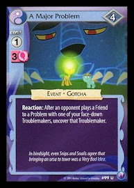 My Little Pony A Major Problem Canterlot Nights CCG Card