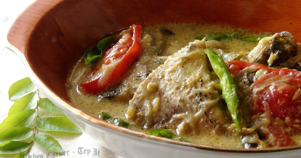 Karimeen MollyPearl Spot Fish Coconut Milk Stew